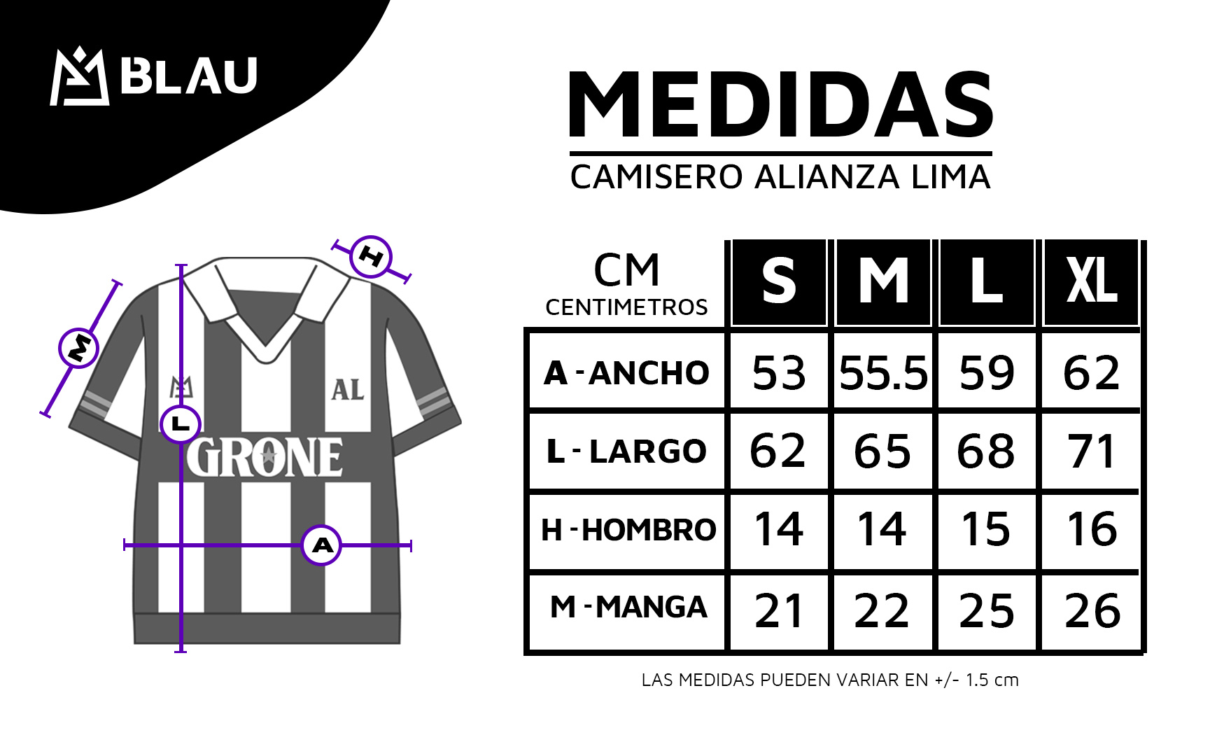 MEDIDAS CAMISERO TEJIDO